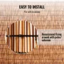 Natural Reed Fencing, 5.5 ft x 16.4 ft, Reed Screen Curtain Balcony Reed Fence Roll for Outdoor Backyard Patio, Decorative Fence