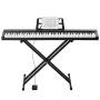 88 Key Digital Piano Keyboard Semi Weighted Electric Portable