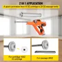 Pølsehulningspistol 10/20-ounce elektrisk caulking pistol