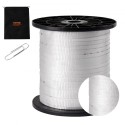 Polyester Pull Tape, 3/4" x 318' Mule Tape Flat Rope, 2500 lbf Tensile Capacity, Printed Webbing Cable Pulling Tape for