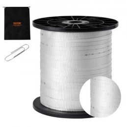 Polyester pull tape, 3/4 "x 318 'muldyr tape fladt reb, 2500 lbf trækkapacitet, trykt webbing -kabeltrækningstape til