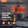 Electric Chain Hoist Single Phase Crane Hoist 1100 lbs Load 15