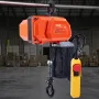 Electric Chain Hoist, 330 lbs Load Capacity, 10 ft Lifting Height, 7.5 ft/min Speed, 230V, Single Phase Overhead Crane with G80 
