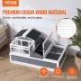 Tortoise Habitat Wooden Tortoise House Indoor/Outdoor 3-Room 112x65x61 cm