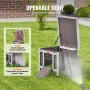 Udendørs kattehus træ Feral Cat Shelter med Roof & PVC