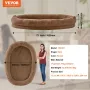 Human Dog Bed 72x48x10in stor menneskelig størrelse hund seng