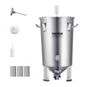 304 Stainless Steel Kettle, 30L Beer Brew Fermentor, Brew Bucket Fermentor for Brewing, Home Brewing Supplies with Base, Kettle