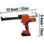 Sausage Caulking Silicone 283.5 g Iron Caulking 300ml
