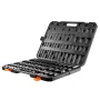 Impact Sockets Set 59pcs 6-punkt 3/8 "& 1/2" Drive Bit Ratchet