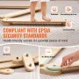 Balance Beam Stepping Stones, 6 PCS Wooden Toddler Balance Boards, Montessori Toy for Kids 2-6, Build Coordination and Gross Mot