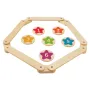 Balance Beam Stepping Stones, 6 PCS Wooden Toddler Balance Boards, Montessori Toy for Kids 2-6, Build Coordination and Gross Mot