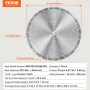 Diamond Blade 16 tommer beton så klinge vådt eller tørt 0,47
