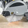 Diamond Blade, 14inch/350mm Concrete Saw Blade Wet or Dry, 0.47inch/12mm Wavy Teeth Diamond Segment Blade, Universal 1 inch/25.4