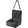 Dog Car Seat, Dog Booster Seat for Car with A Storage Pocket, Clip-On Safety Leash, Sponge and PP Cotton Filling, Dog Car Bed fo