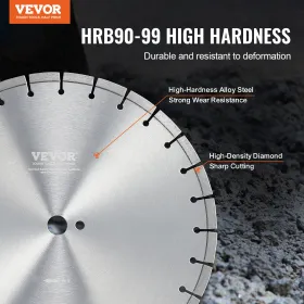 Diamond Blade 16inch beton så klinge vådt eller tørt 0,47