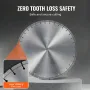 Diamond Blade, 16inch/400mm Concrete Saw Blade Wet or Dry, 0.47inch/12mm Flat Teeth Diamond Segment Blade, Universal 1 inch/25.4