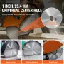 Diamond Blade, 16inch/400mm Concrete Saw Blade Wet or Dry, 0.47inch/12mm Flat Teeth Diamond Segment Blade, Universal 1 inch/25.4