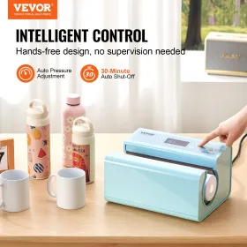 Auto Tumbler Heat Press Machine 311.8-850.5 g Sublimation Mug Heat Press Blue