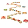 Balance Beam Stepping Stones, 6 PCS Wooden Toddler Balance Boards, Montessori Toy for Kids 2-6, Build Coordination and Gross Mot