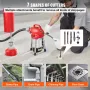 Drain Cleaner Machine 120ft x 5/8in 370W Sectional Snake Auger