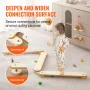 Balance Beam Stepping Stones, 3 PCS Wooden Toddler Balance Boards, Montessori Toy for Kids 2-6, Build Coordination and Gross Mot