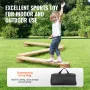 Balance Beam Stepping Stones, 3 PCS Wooden Toddler Balance Boards, Montessori Toy for Kids 2-6, Build Coordination and Gross Mot