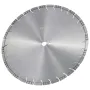 Diamond Blade, 18inch/450mm Concrete Saw Blade Wet or Dry, 0.47inch/12mm Slanted Teeth Diamond Segment Blade, Universal 1 inch/2