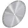 Diamond Blade, 18inch/450mm Concrete Saw Blade Wet or Dry, 0.47inch/12mm Slanted Teeth Diamond Segment Blade, Universal 1 inch/2
