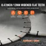 Diamond Blade, 18inch/450mm Concrete Saw Blade Wet or Dry, 0.47inch/12mm Flat Teeth Diamond Segment Blade, Universal 1 inch/25.4