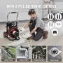 Drain Cleaner Machine Electric Drain Auger 100ft x 3/8 i Auto