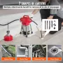 Drain Cleaner Machine 66ft X 5/8in 250W Sectional Snake Auting