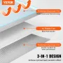 Double Reflective Insulation Roll, Air Bubble Film Radiant Barrier, 3.2 mm 48 in x 10 ft, Double-Sided Aluminum Foil Bubble Heat
