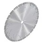 Diamond Blade, 14inch/350mm Concrete Saw Blade Wet or Dry, 0.39inch/10mm Slanted Teeth Diamond Segment Blade, Universal 1 inch/2