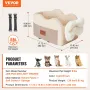 Centerkonsol Hund Car Seat Dog Booster Car Seat til lille hund