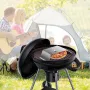 Pizza Oven Kit, Stainless Steel Grill Pizza Oven, Pizza Maker Kit for Most 22" Charcoal Grilll, Grill Pizza Oven Kit Including P