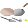Pizza Oven Kit, Stainless Steel Grill Pizza Oven, Pizza Maker Kit for Most 22" Charcoal Grilll, Grill Pizza Oven Kit Including P