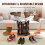 Detachable 4 Tubes Shoe Dryer with Timer, Quick Drying Boot Warmers/Dryer with Ozone Disinfection, ABS+PP Material Boot Dryer fo