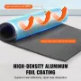 Isoleringsrulle Aluminiumsfolie XPE Foam Core Radiant Barrier