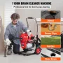 Drain Cleaner Machine 120ft x 6/5 "1100W Sectional Snake Auting