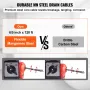 Drain Cleaner Machine 3657.6 cm x 1.52 cm 1100W Sectional Snake Auger Manual Feed