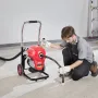 Drain Cleaner Machine 3657.6 cm x 1.52 cm 1100W Sectional Snake Auger Manual Feed