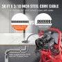 Drain Cleaner Machine Electric Drain Auger 50ft x 3/8 i Auto