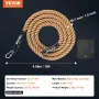 3.8 cm x 457.2 cm Gym Climbing Rope Fitness Strength Training Rope Home Exercise