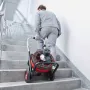 Drain Cleaner Machine 100FT x 1/2 Inch, Auto Feed Sewer Snake Auger on Wheels, 550W Portable Drain Cleaning Machine with 8 Cutte
