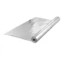 Double Reflective Insulation Roll, Woven Fabric Radiant Barrier, 6.5 Mil 48 in x 250 ft, Aluminum Foil PE Woven Cloth Heat Refle