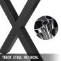 Metal Table Legs 28.4 x 29.9 Inch Black Table Legs Premium steel table legs with X-frame style Steel Bench Legs Country Style Ta