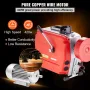 120FT x 7/8 Inch Drain Cleaner Machine, 420W Electric Sewer Snake Auger Manual Feed - with 6 Cutters, 2 Steel Cables (120' x 7/8