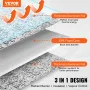 Double Reflective Insulation Roll, Foam Core Radiant Barrier, 3.2 mm 48 in x 10 ft, Double-Sided Aluminum Foil EPE Foam Heat Ref
