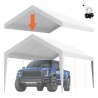 Carport Replacement Canopy Cover 6100 x 3040 mm, Garage Top Tent Shelter Tarp Heavy-Duty Waterproof & UV Protected, Easy