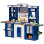 Kids Kitchen Playset, 3-in-1 Toddler Kitchen with Simulated Spray, Sounds and Lights, Play Kitchen Set with 74 PCS Cooking Acces